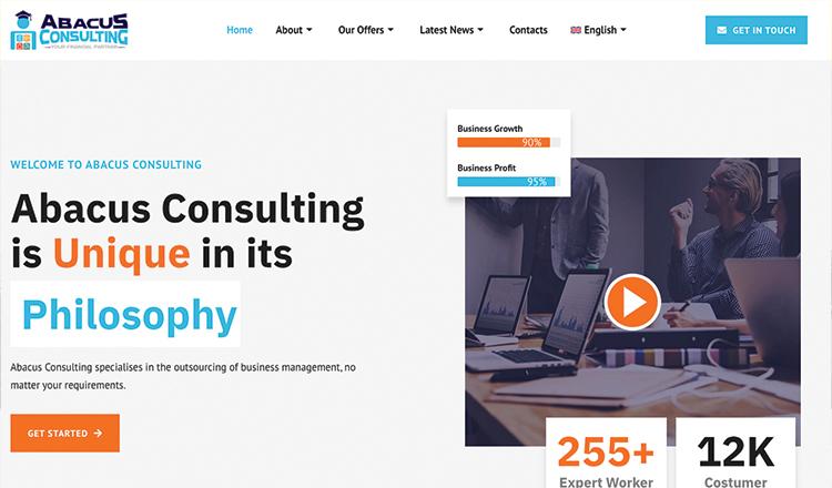 Consulting Website Design