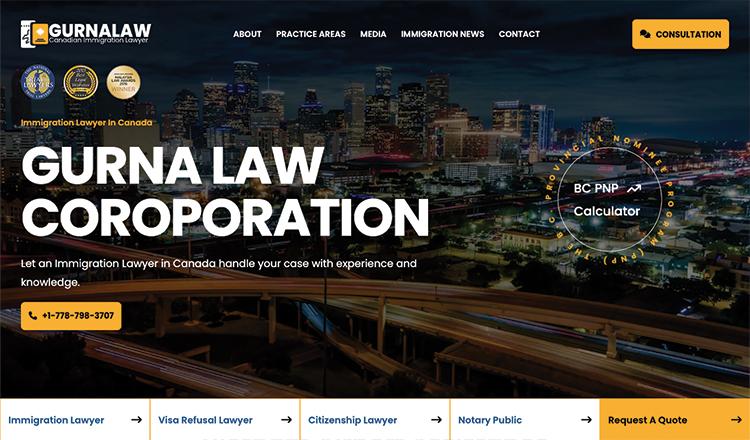 Law Frim Website Design